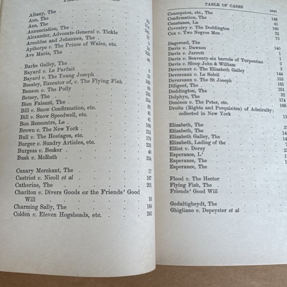 1925 Cases In Vice-Admiralty & Admiralty New York 1715-1788 Hough Yale Univ HC - Picture 16 of 16